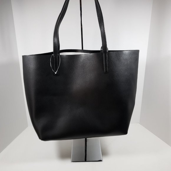 Kate Spade Arch Place Mya Reversible Tote - Black/Striped - Picture 2 of 6